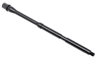 This CMMG Tapered barrel for the M4 Carbine is made from 4140 CM Stainless Steel and comes with CMMG's unique and durable Nitride Black Finish.